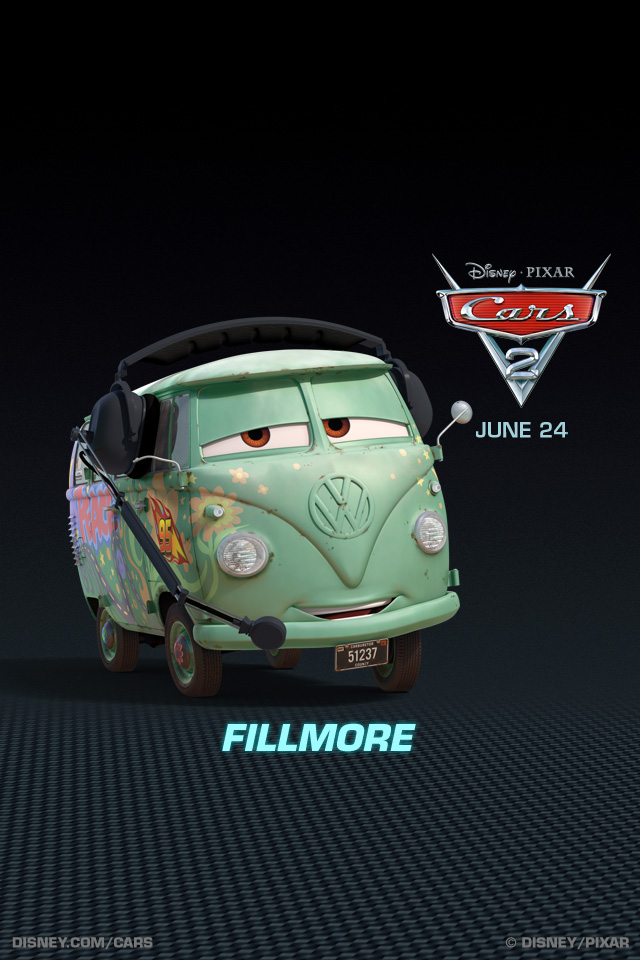 Pixar Cars 2 fillmore_960x640