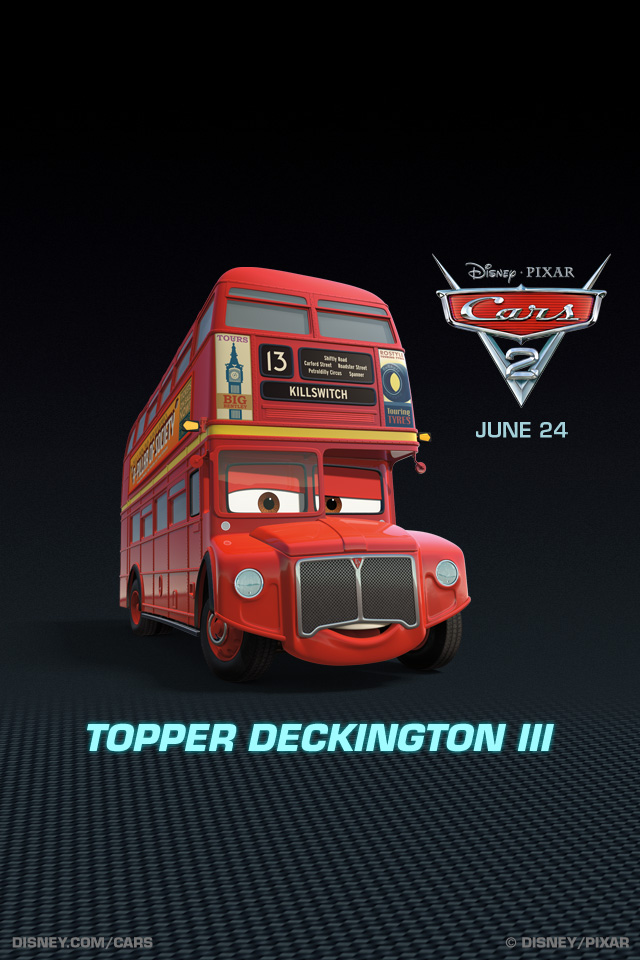 Pixar Cars 2 topper_960x640